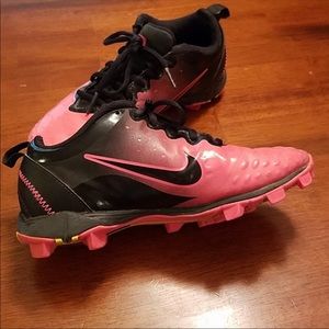 Pink Nike Cleats